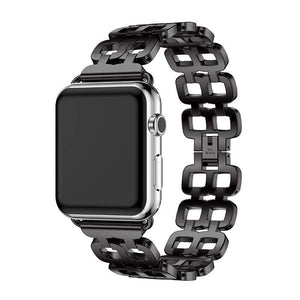 Bracelet Apple Watch 42mm Acier Noir