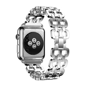 Bracelet Apple Watch 42mm Acier Argenté