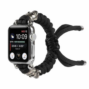 Bracelet Apple Watch <br /> Nylon Tête de Mort