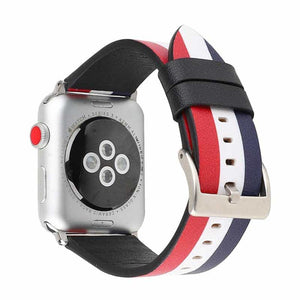 Bracelet Apple Watch <br /> Bleu Blanc Rouge - Univers-Watch