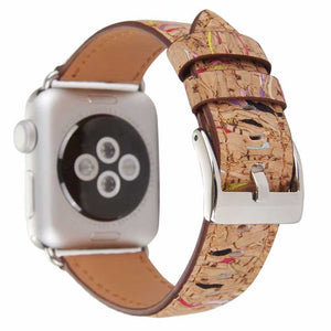 Bracelet Apple Watch <br /> Bois Graffiti - Univers-Watch
