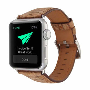 Bracelet Apple Watch <br /> Bois Liège - Univers-Watch