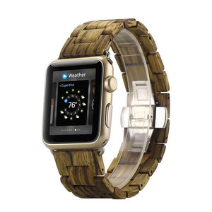 Bracelet Apple Watch <br /> Bois Santal - Univers-Watch