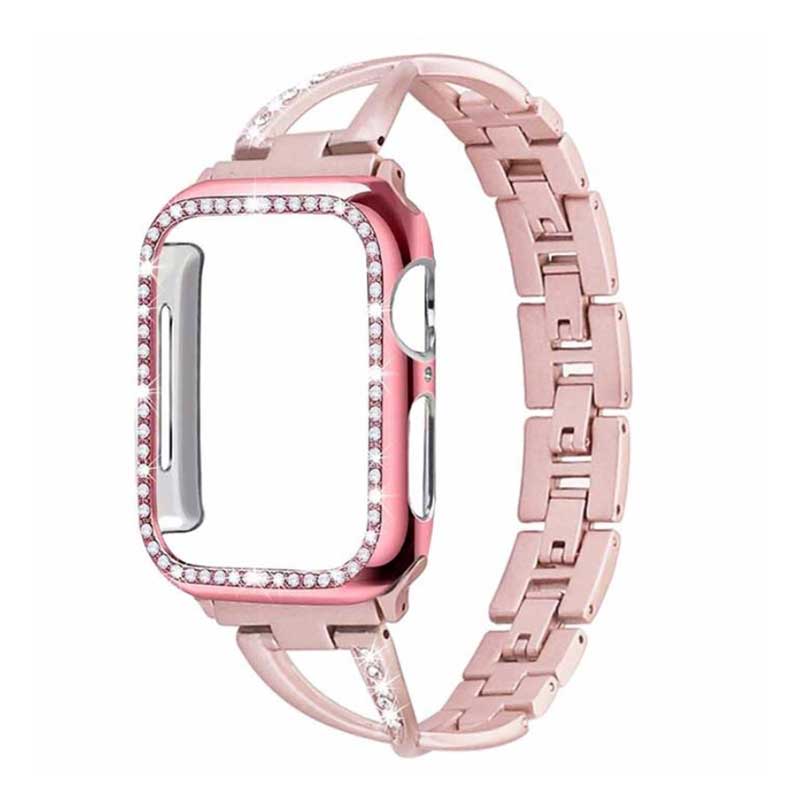 Bracelet Apple Watch <br /> Cercle Rose - Univers-Watch