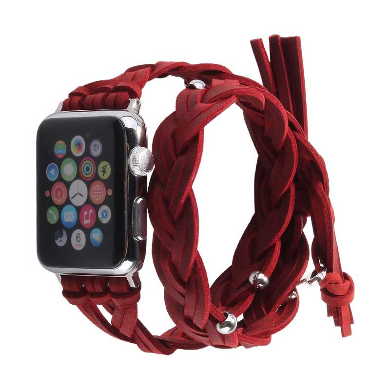 Bracelet Apple Watch <br /> Cuir Double Tour - Univers-Watch