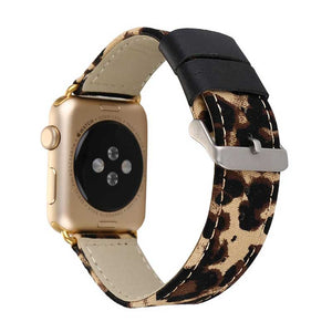 Bracelet Apple Watch <br /> Cuir Véritable - Univers-Watch