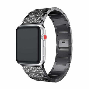 Bracelet Apple Watch <br /> Diamant Noir - Univers-Watch