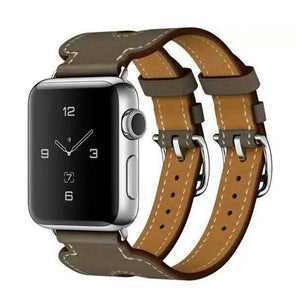 Bracelet Apple Watch <br /> Double Cuir - Univers-Watch