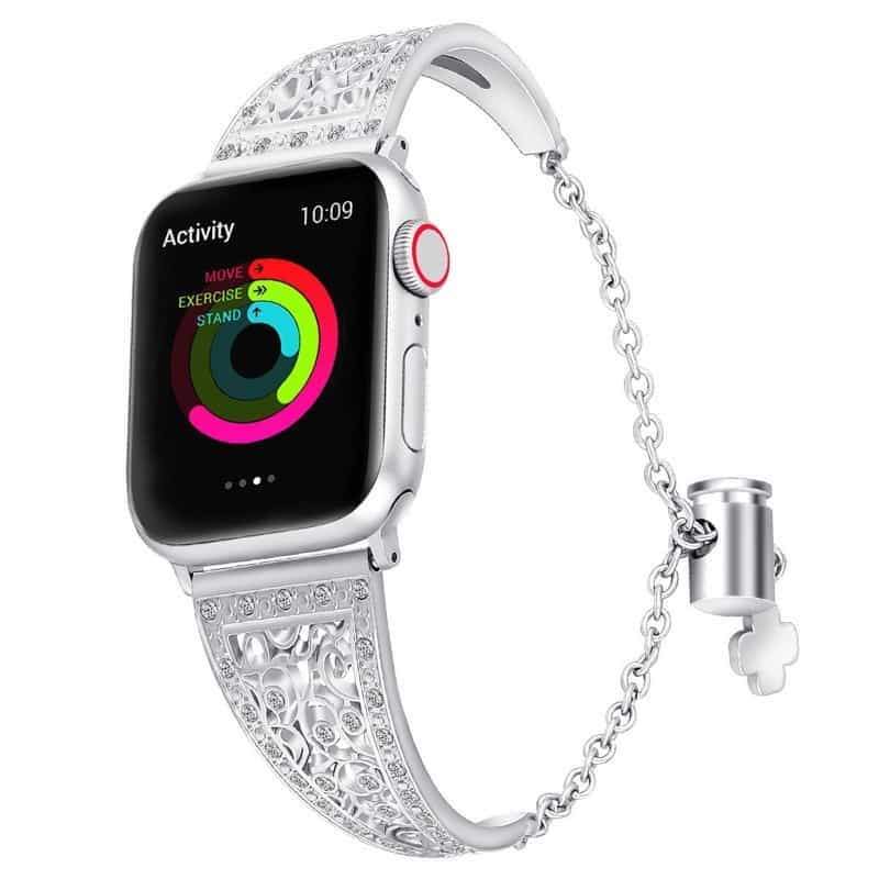 Bracelet double en cuir unique pour Apple Watch 9 8 7 6 SE, bracelet pour Apple  Watch femme, bracelet pour Apple Watch, bracelet pour Apple Watch, brassard  de m…