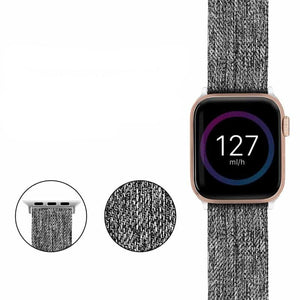 Bracelet Apple Watch <br /> Gris Moucheté - Univers-Watch