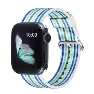 Bracelet Apple Watch <br /> Nylon Lignée - Univers-Watch
