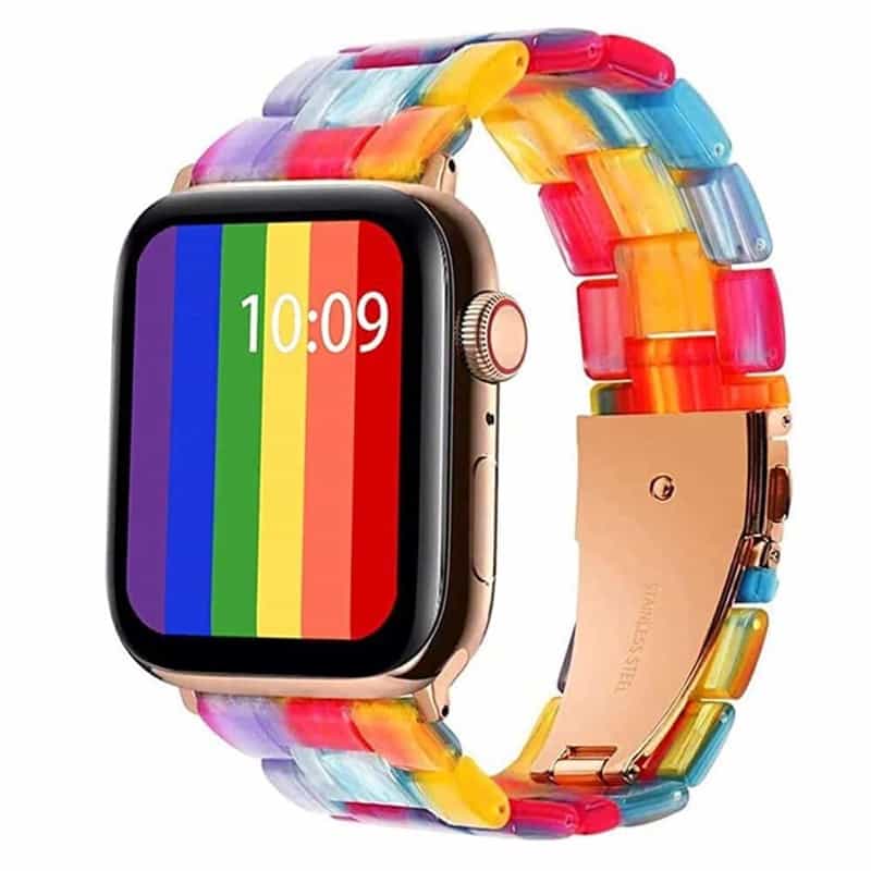 Bracelet Apple Watch <br /> Résine Pride - Univers-Watch