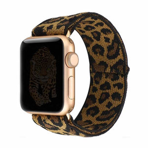 Bracelet Apple Watch <br /> Tissu Leopard - Univers-Watch