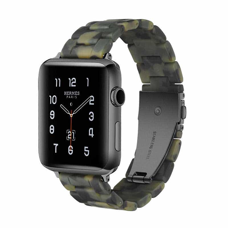 Bracelet Apple Watch <br /> Vert Kaki - Univers-Watch
