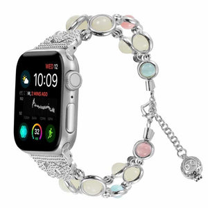 Bracelet Apple Watch Argenté Femme