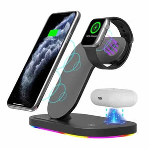 Chargeur Apple Watch <br /> Qi iPhone AirPods